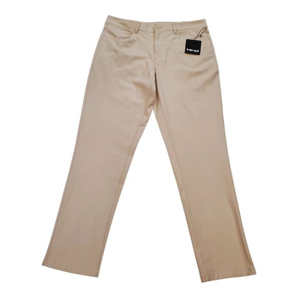 NWT HIND SZ 32x30 Tricot Prime Time Tan Golf Active Stretch Pants UPF - Picture 1 of 8